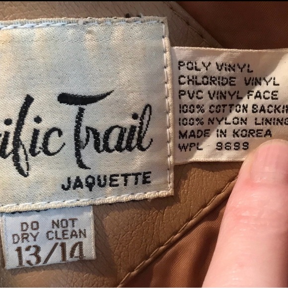 Vintage 1960’-1970’s pleather Pacific Trail Jaquette. - Picture 10 of 10